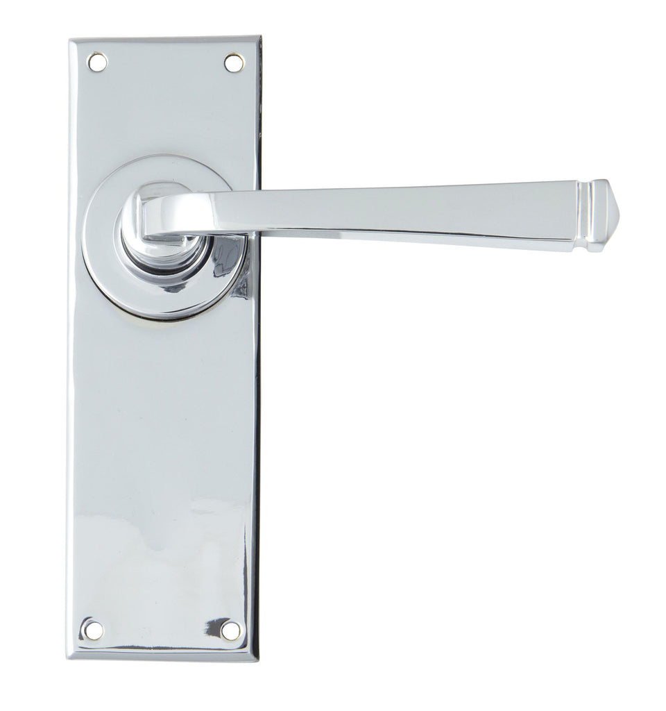 From The Anvil's Polished Chrome Avon Lever Latch Set