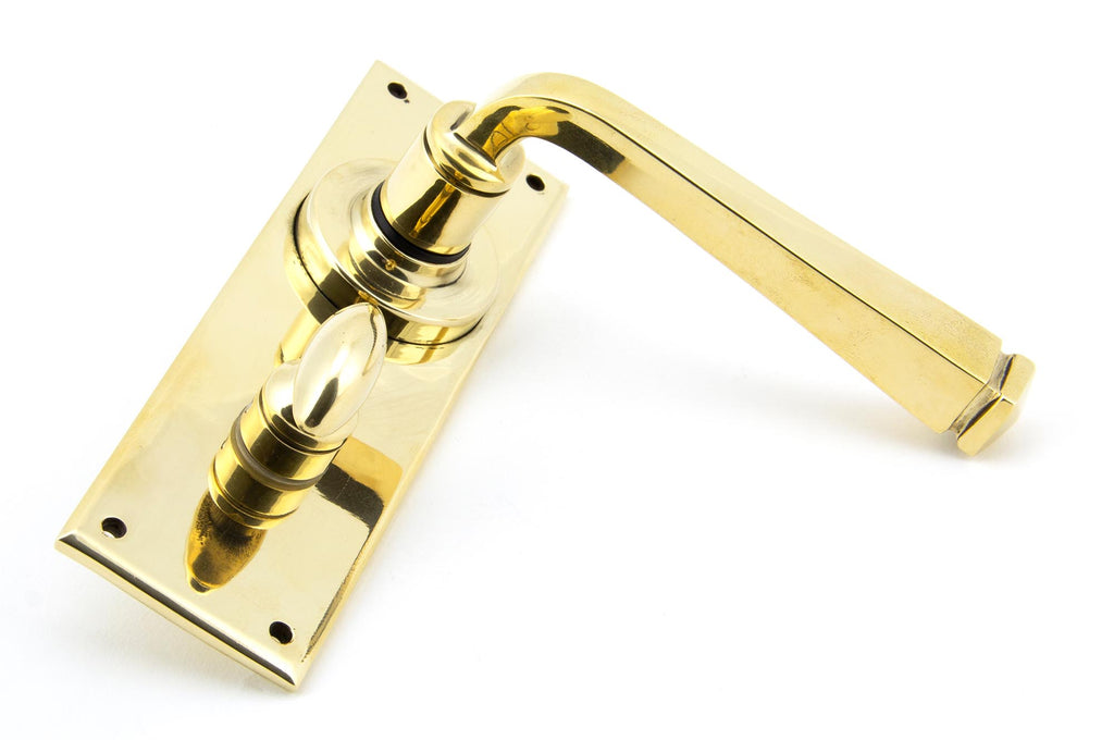 From The Anvil's Aged Brass Avon Lever Bathroom Set