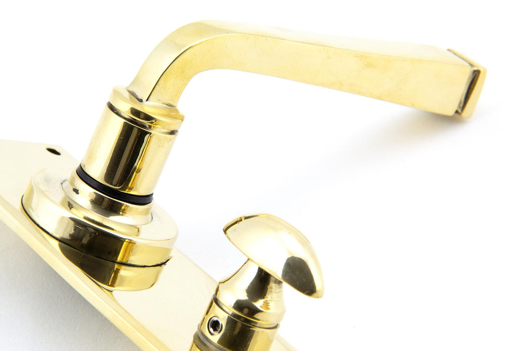 From The Anvil's Aged Brass Avon Lever Bathroom Set