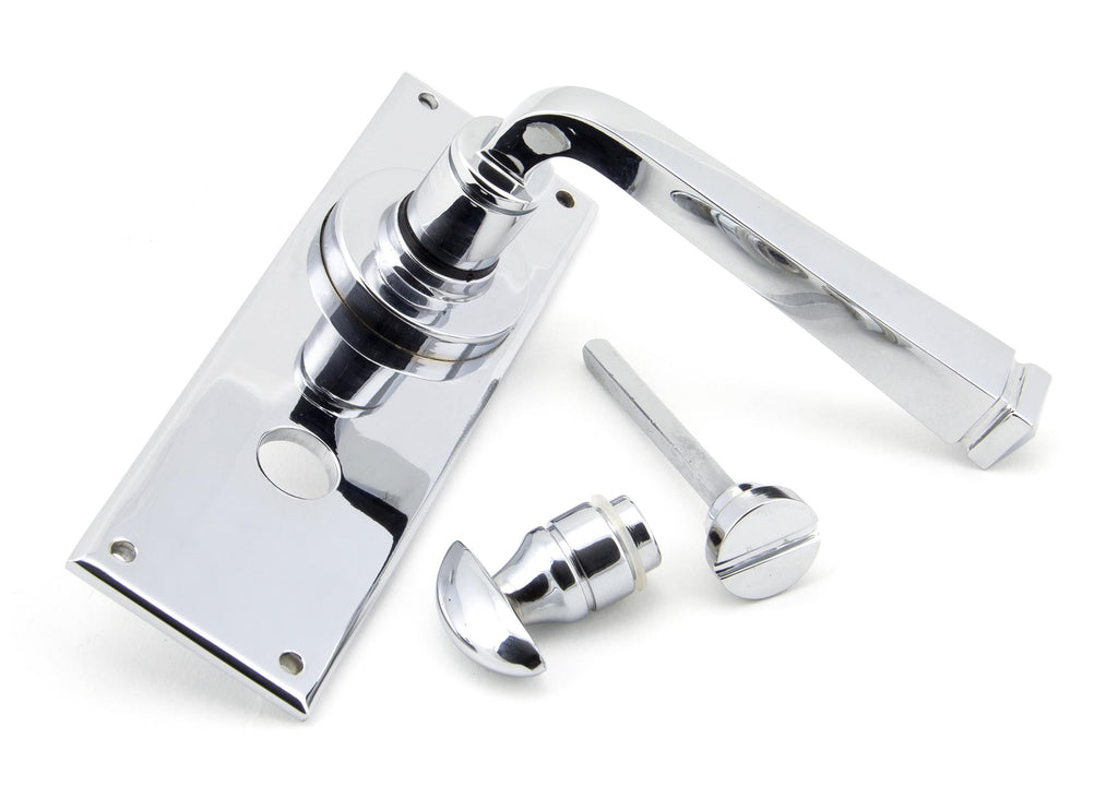 From The Anvil's Polished Chrome Avon Lever Bathroom Set