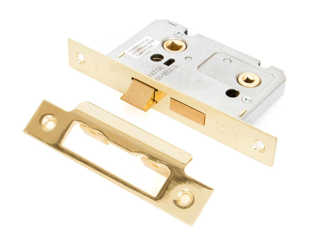 From The Anvil's Electro Brass Bathroom Mortice Lock