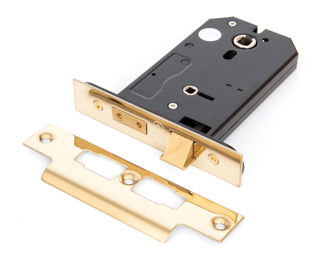 From The Anvil's PVD Brass Horizontal Bathroom Lock