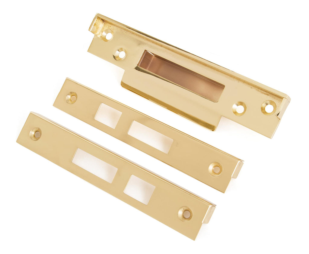 From The Anvil's Electro Brassed ½" Rebate Kit for Sash Lock