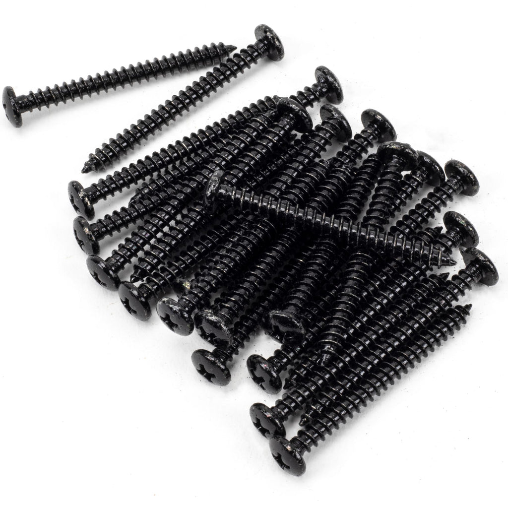 From The Anvil's Black Round Head Screws (25)