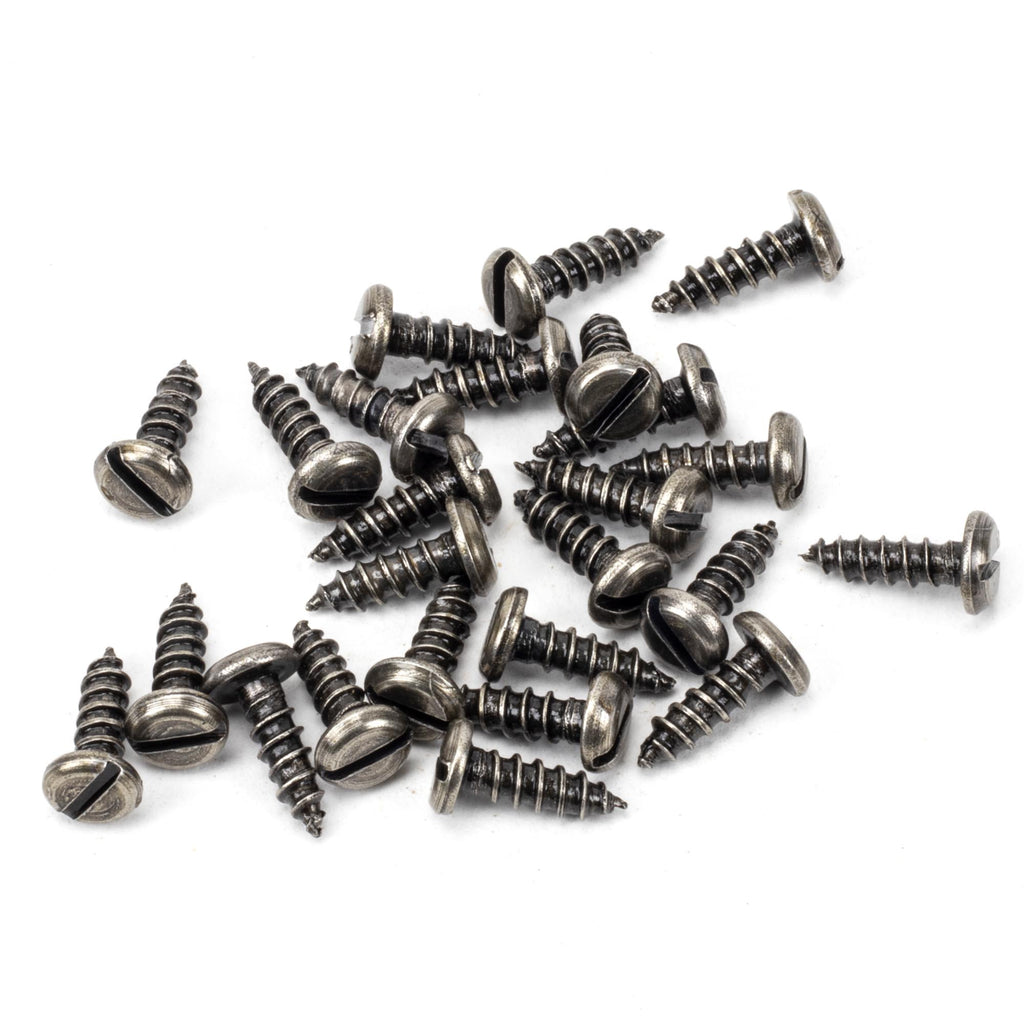 From The Anvil's Pewter Patina Round Head Screws (25)