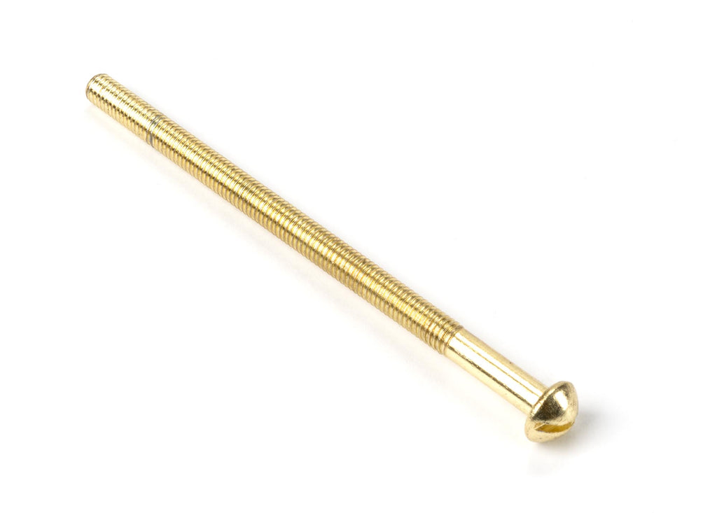 From The Anvil's Polished Brass M5 Male Bolt (1)