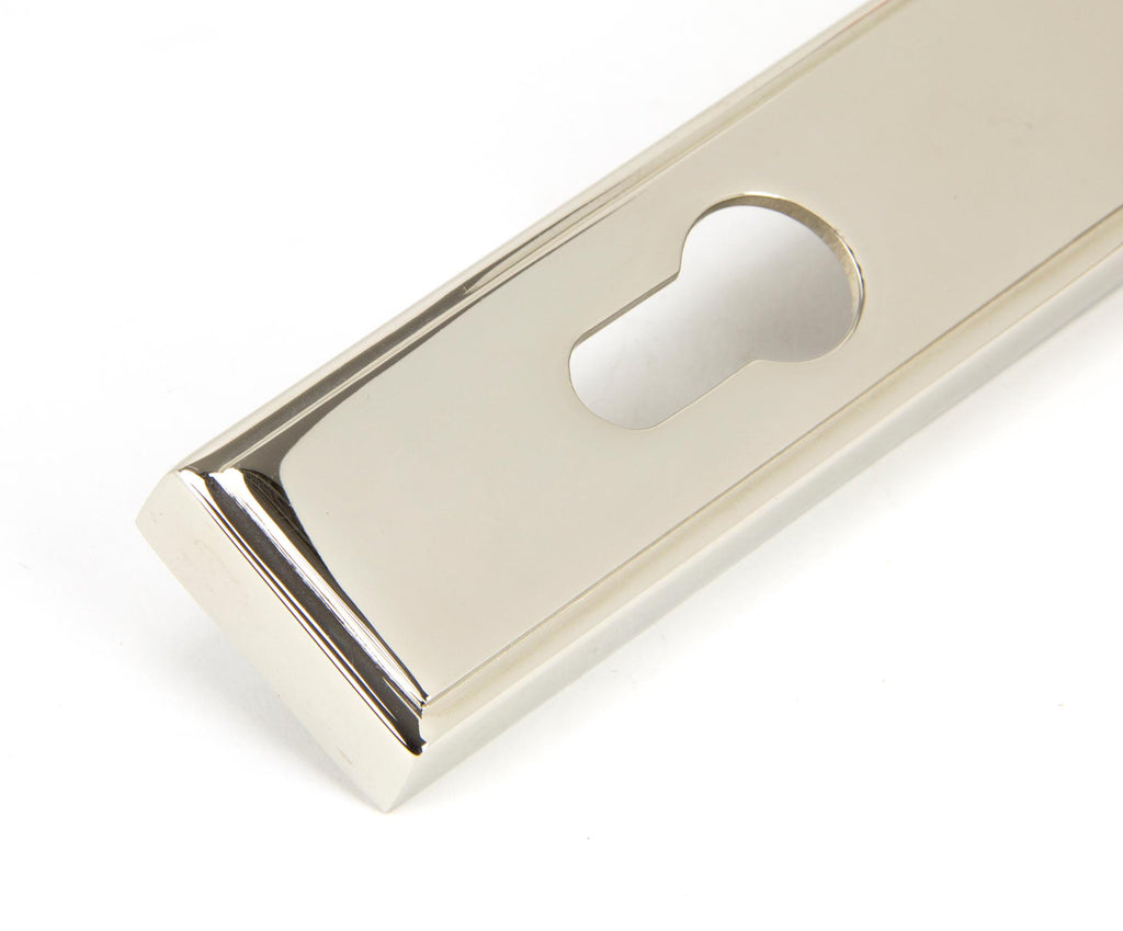 From The Anvil's Polished Nickel Newbury Slimline Lever Espag. Lock Set