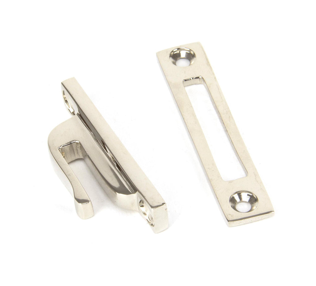 From The Anvil's Polished Nickel Locking Newbury Fastener