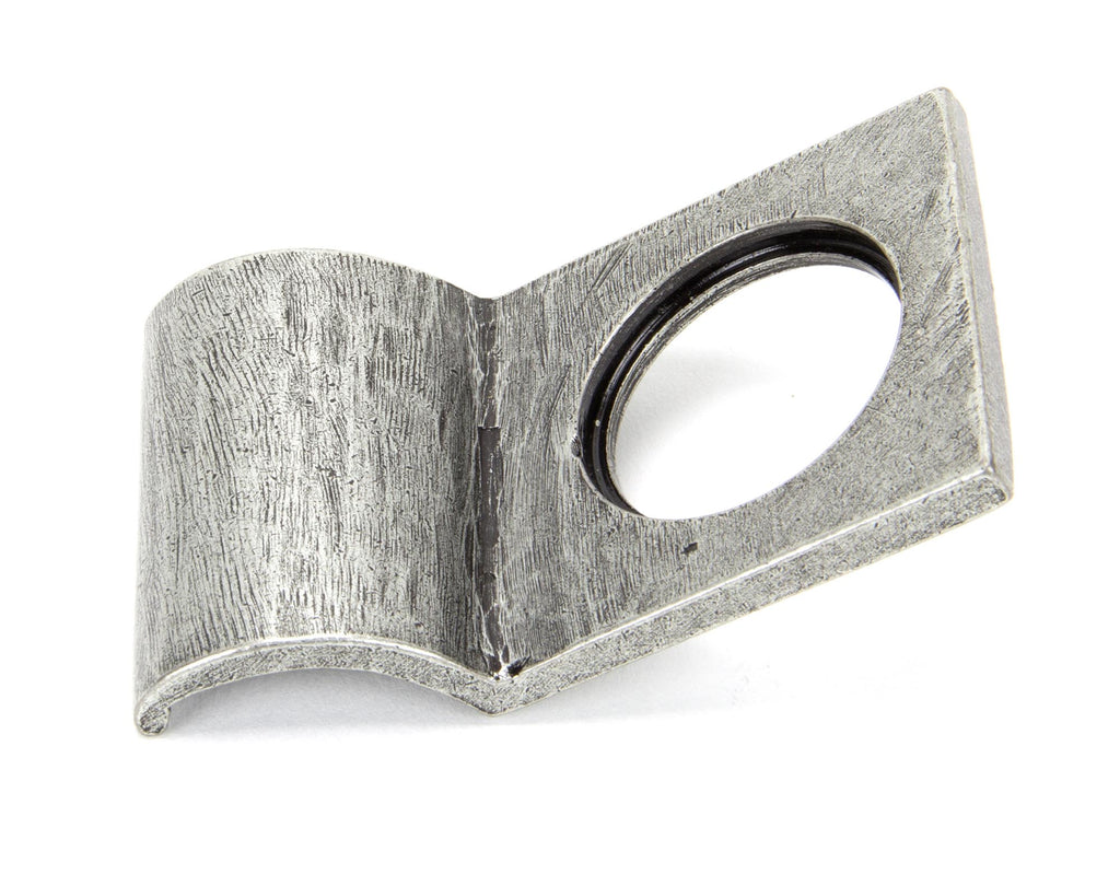 From The Anvil's Pewter Patina Rim Cylinder Pull