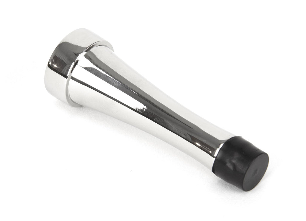 From The Anvil's Polished Chrome Projection Door Stop