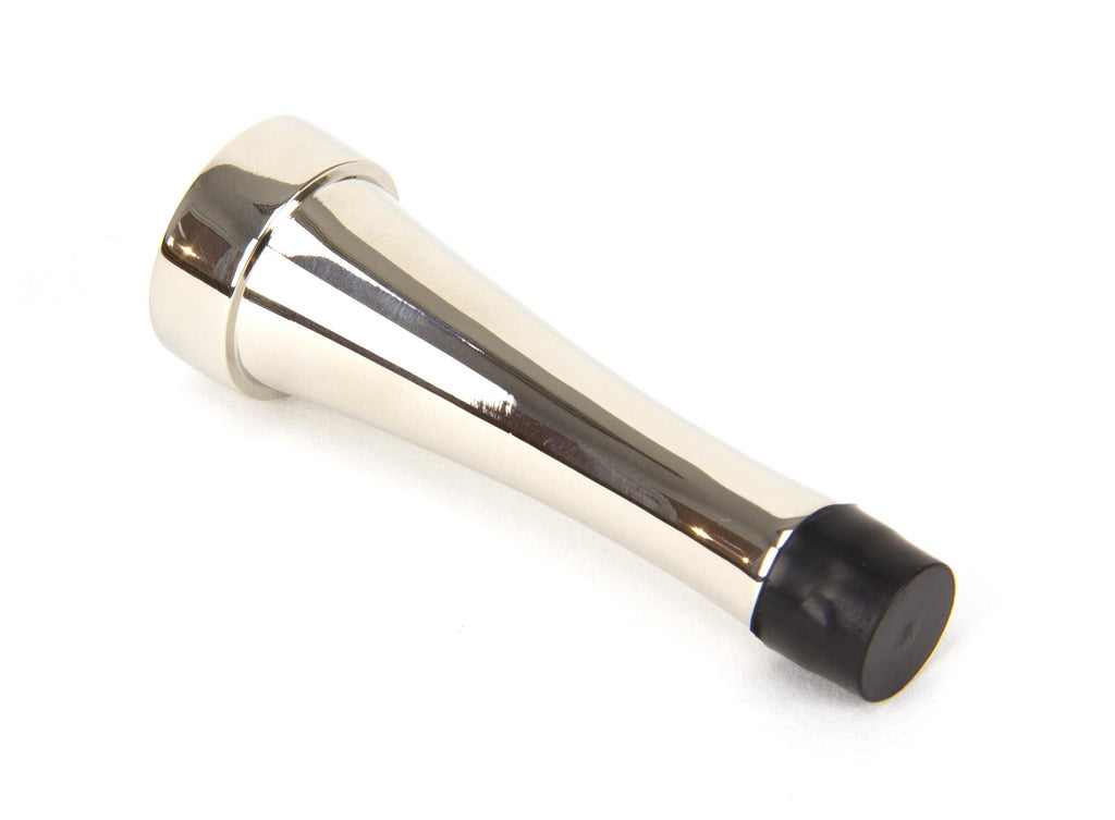 From The Anvil's Polished Nickel Projection Door Stop