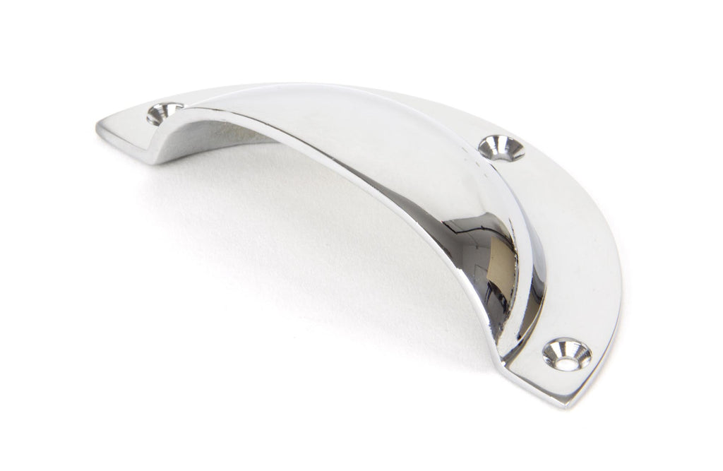 From The Anvil's Polished Chrome Plain Drawer Pull