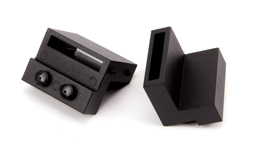 From The Anvil's Black 100kg Sliding Door Hardware Kit