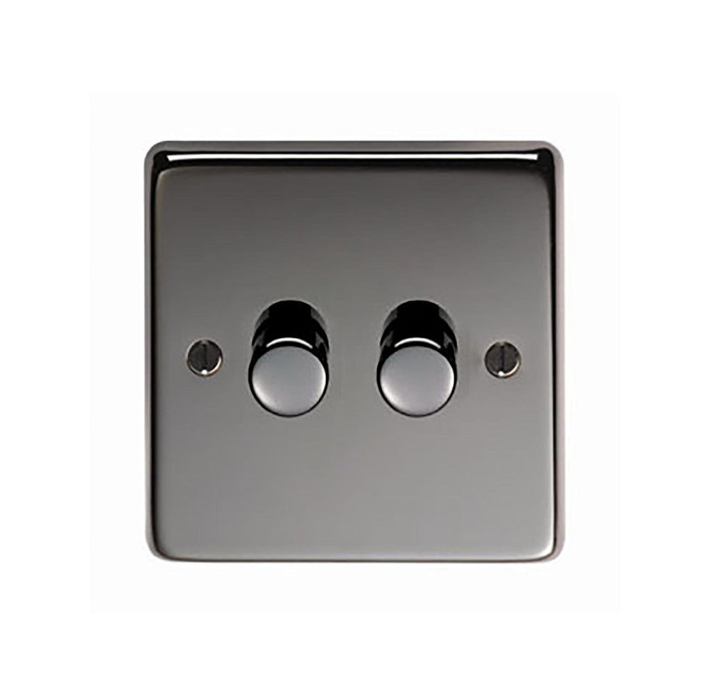 From The Anvil's Black Nickel LED Dimmer Switch