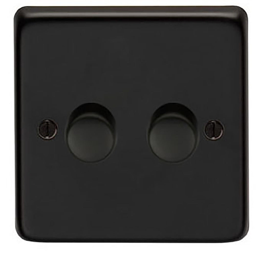 From The Anvil's Matt Black LED Dimmer Switch