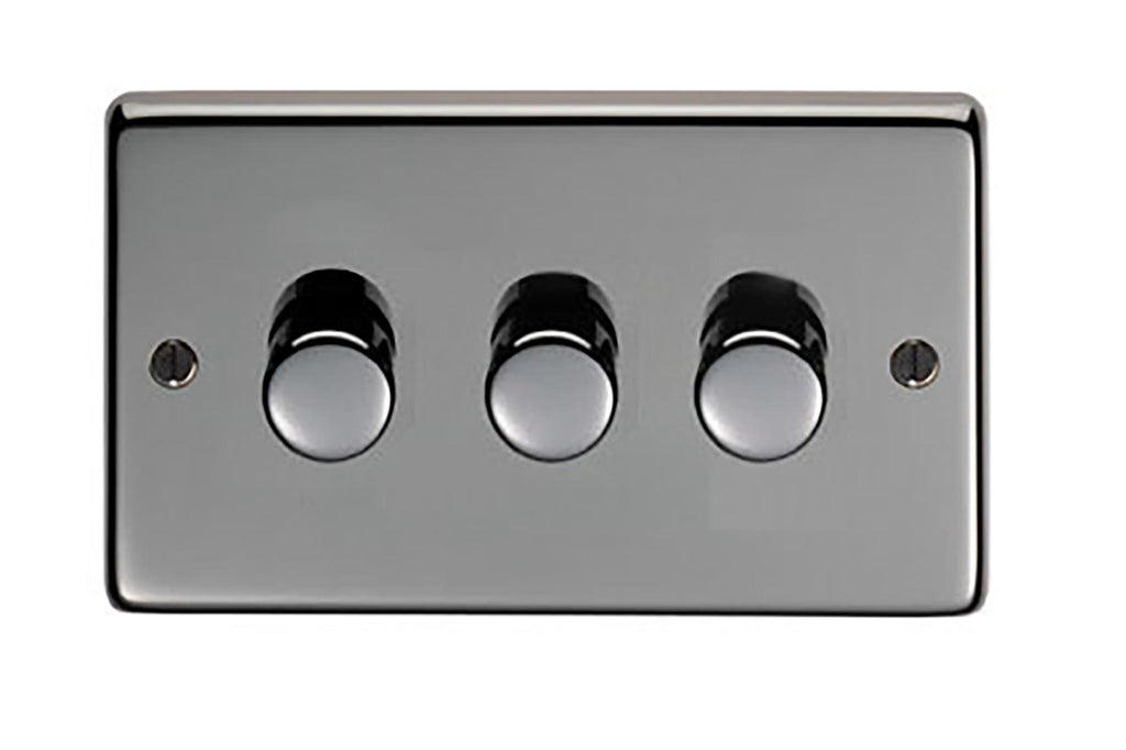 From The Anvil's Black Nickel LED Dimmer Switch