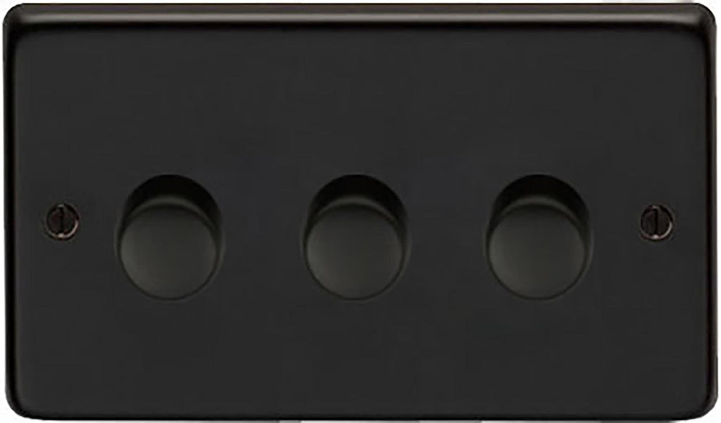 From The Anvil's Matt Black LED Dimmer Switch