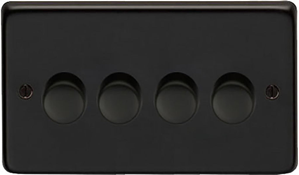 From The Anvil's Matt Black LED Dimmer Switch