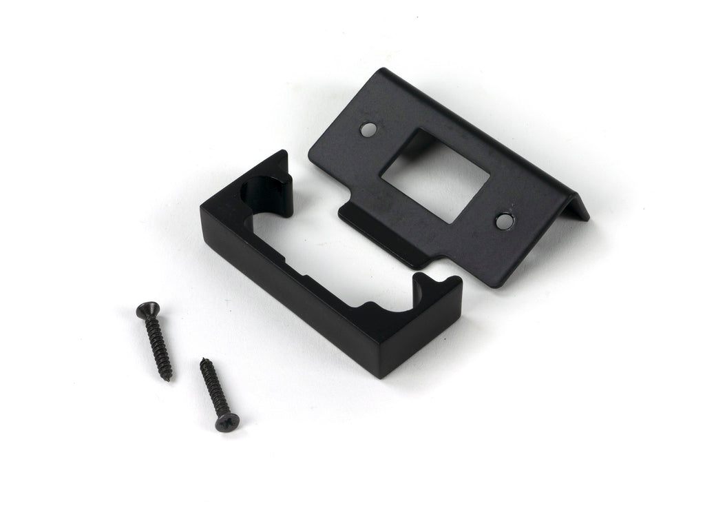 From The Anvil's Black  ½" Rebate Kit for Tubular Mortice Latch