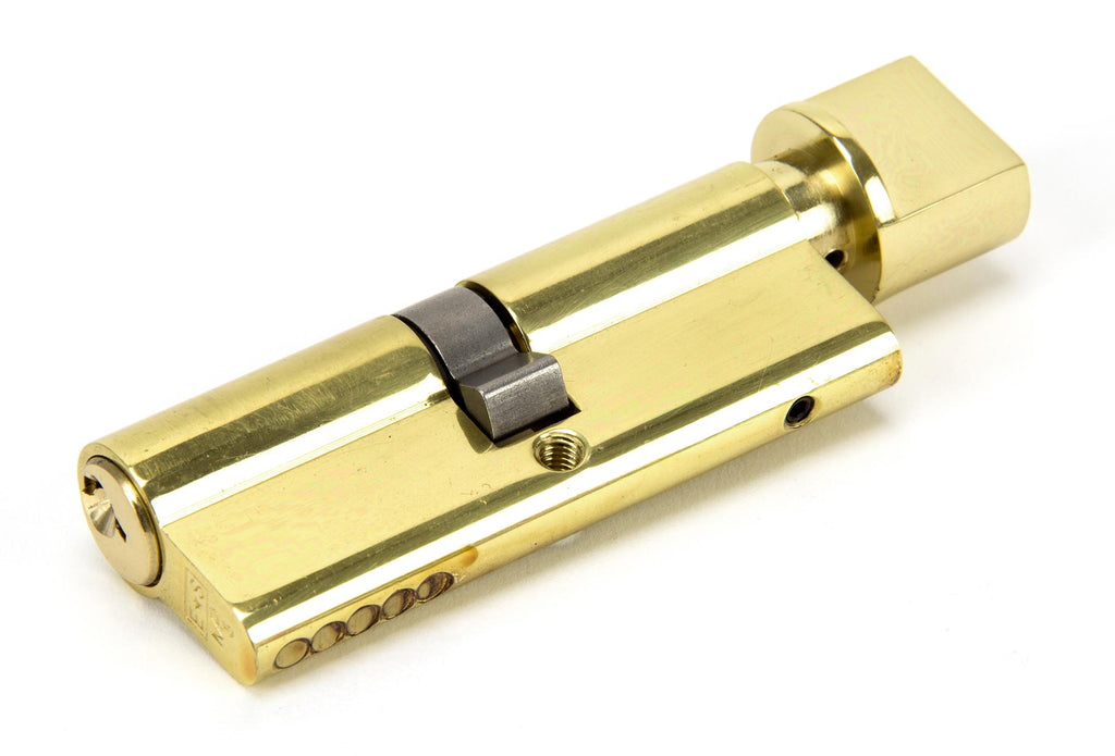 From The Anvil's Lacquered Brass 5 Pin Euro Cylinder/Thumbturn