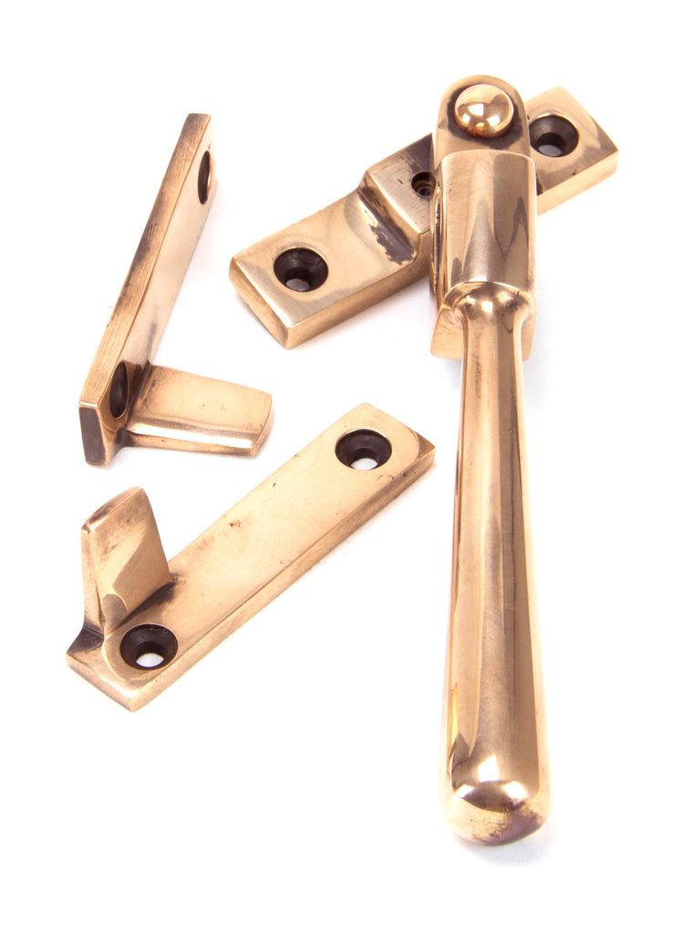 From The Anvil's Polished Bronze Night-Vent Locking Newbury Fastener