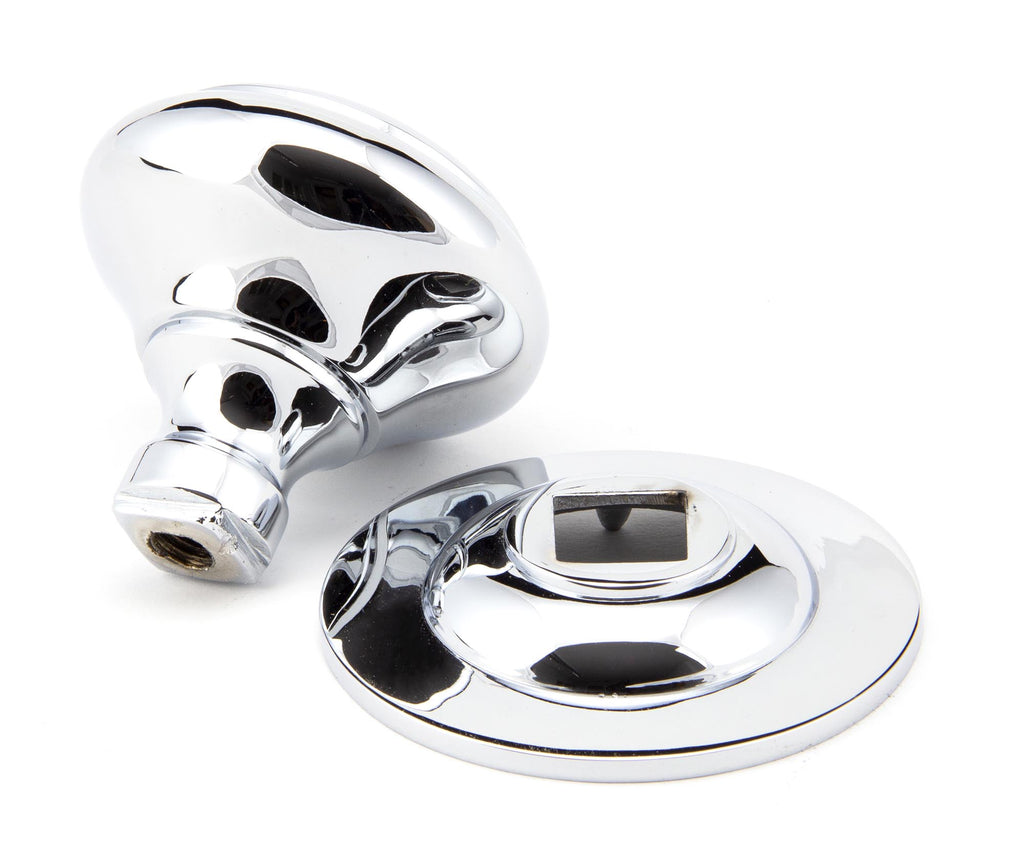 From The Anvil's Polished Chrome Round Centre Door Knob