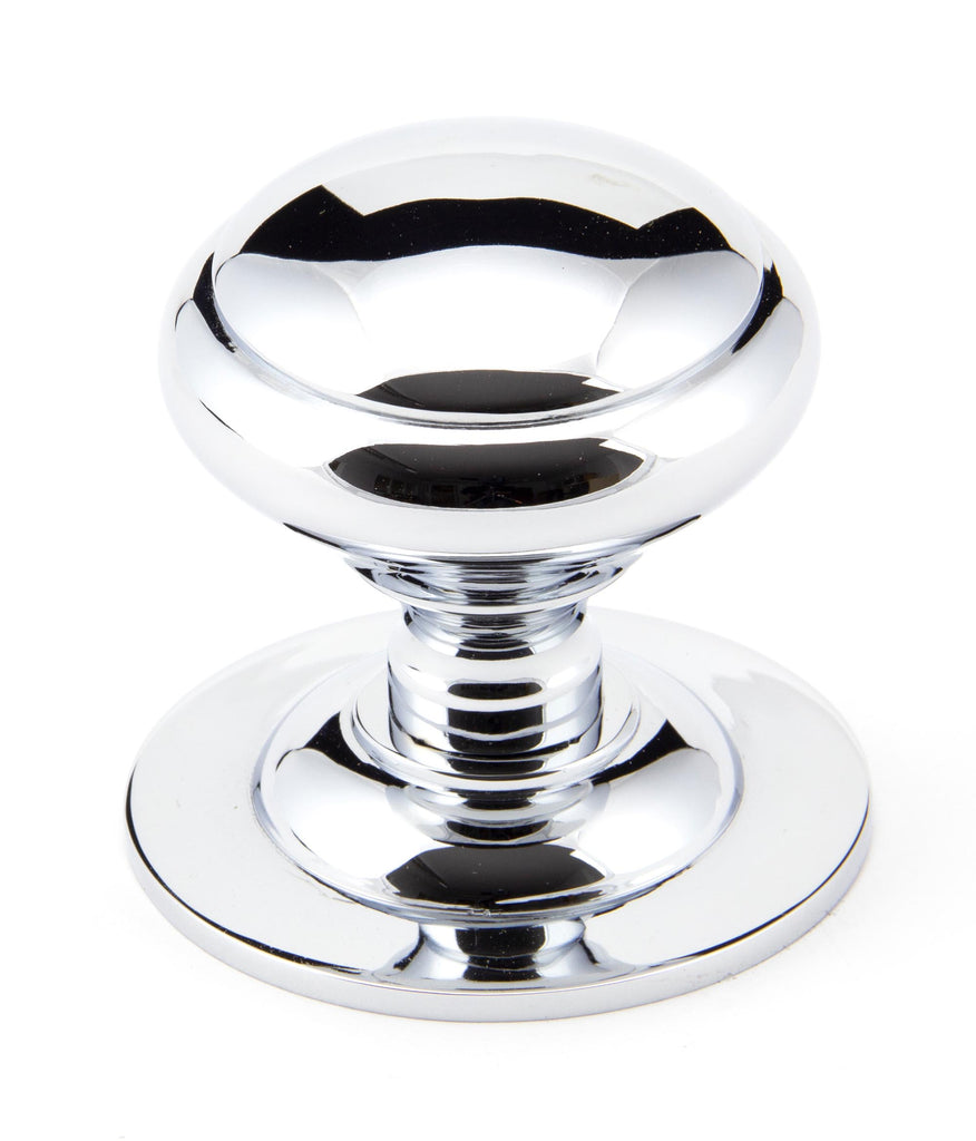 From The Anvil's Polished Chrome Round Centre Door Knob