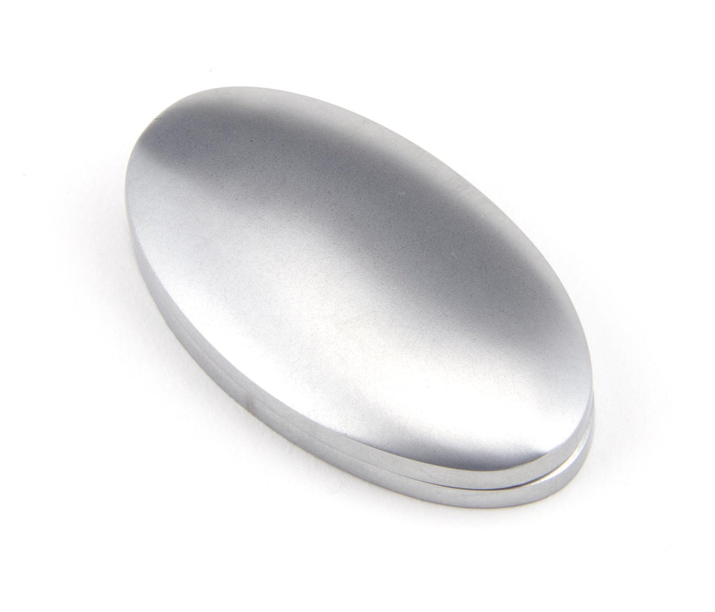 From The Anvil's Satin Chrome Oval Escutcheon