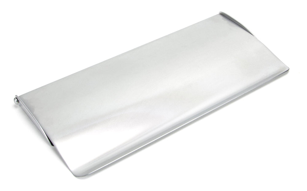 From The Anvil's Satin Chrome Letter Plate Cover