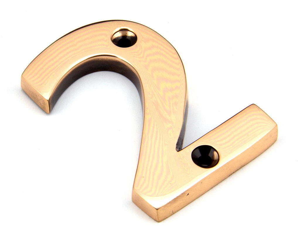 From The Anvil's Polished Bronze Polished Bronze Numeral