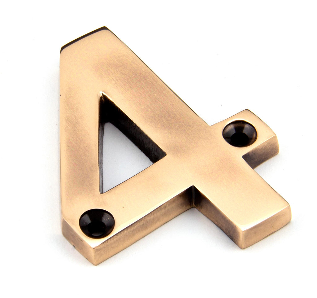 From The Anvil's Polished Bronze Polished Bronze Numeral