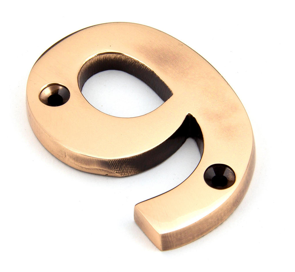 From The Anvil's Polished Bronze Polished Bronze Numeral