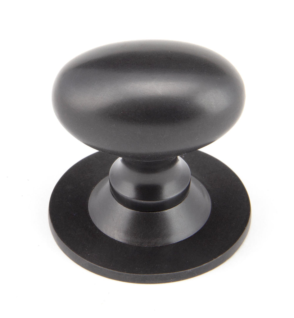 From The Anvil's Aged Bronze Oval Cabinet Knob