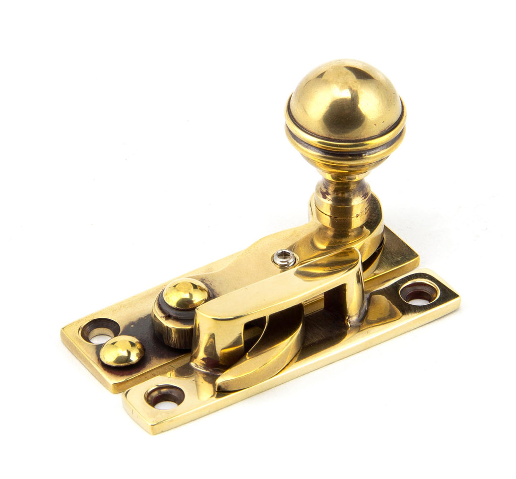 From The Anvil's Aged Brass Prestbury Sash Hook Fastener