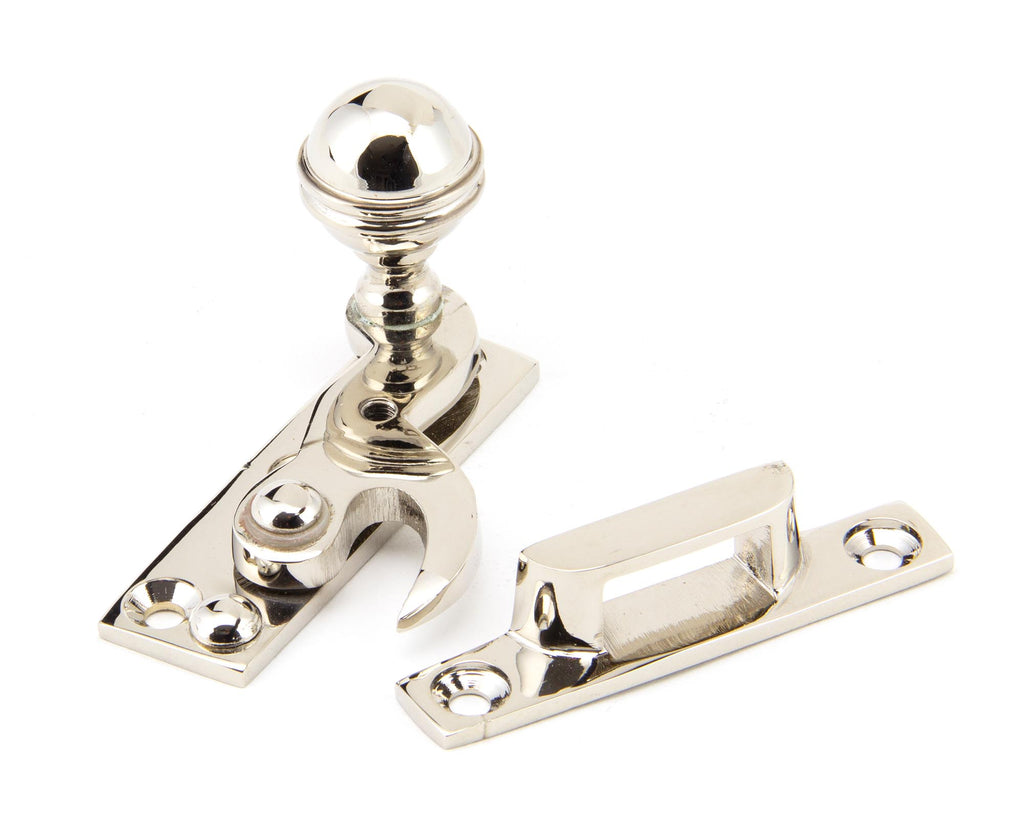 From The Anvil's Polished Nickel Prestbury Sash Hook Fastener