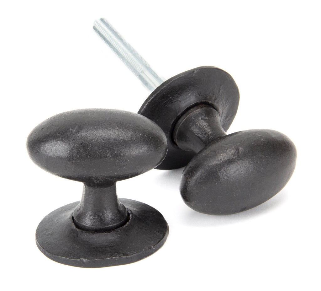 From The Anvil's External Beeswax Oval Mortice/Rim Knob Set