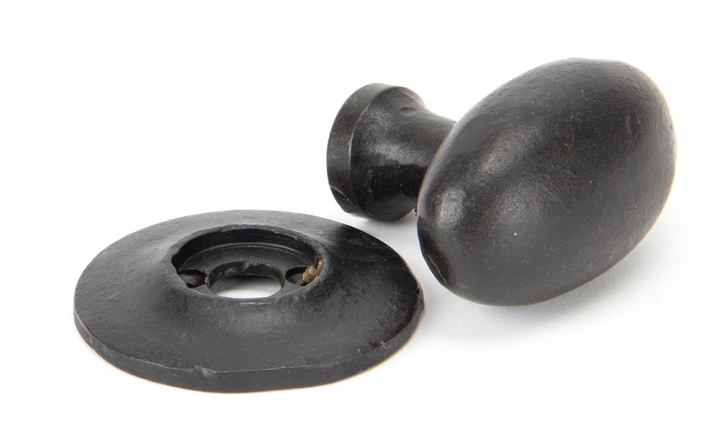 From The Anvil's External Beeswax Oval Mortice/Rim Knob Set