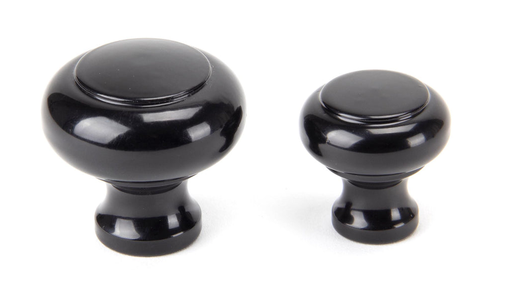 From The Anvil's Black Regency Cabinet Knob