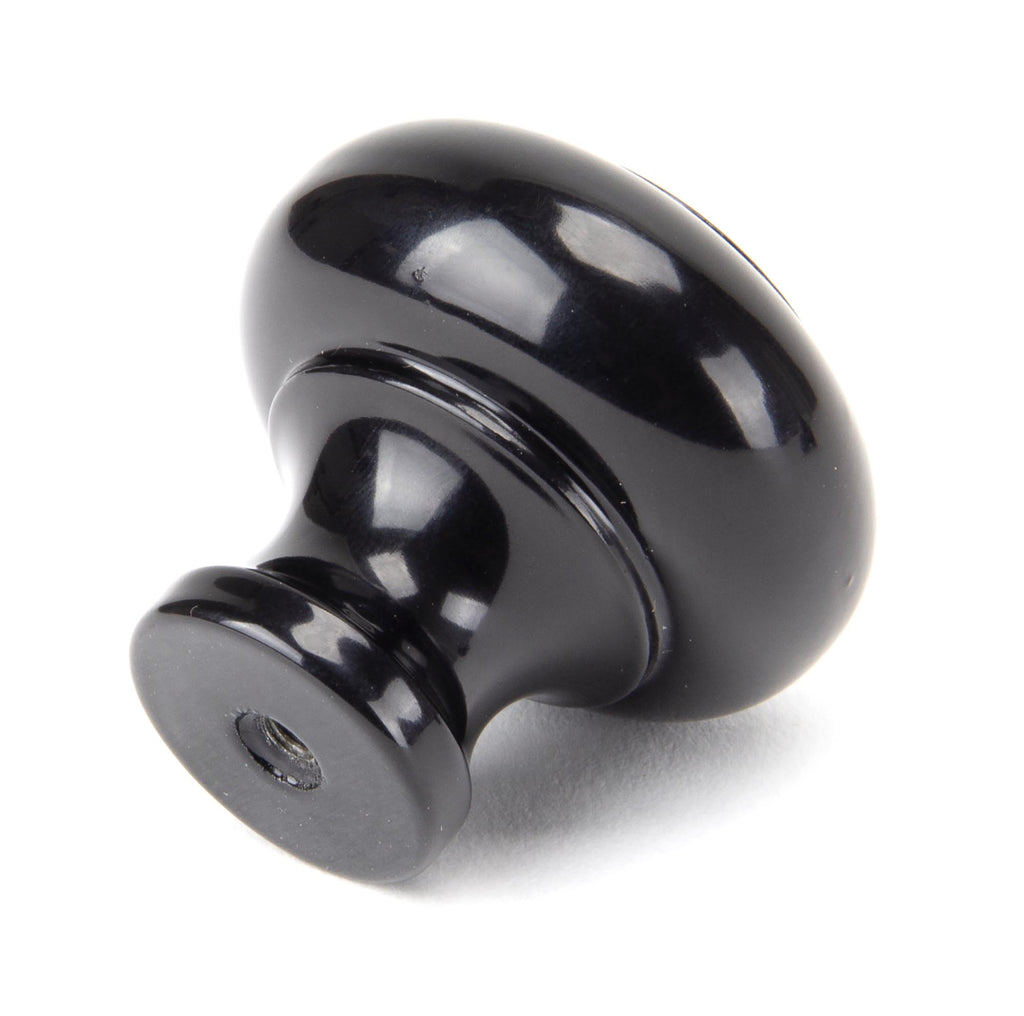 From The Anvil's Black Regency Cabinet Knob