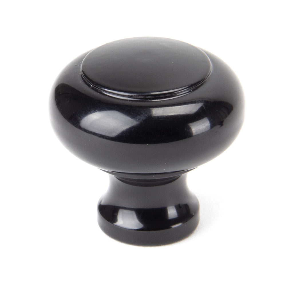 From The Anvil's Black Regency Cabinet Knob