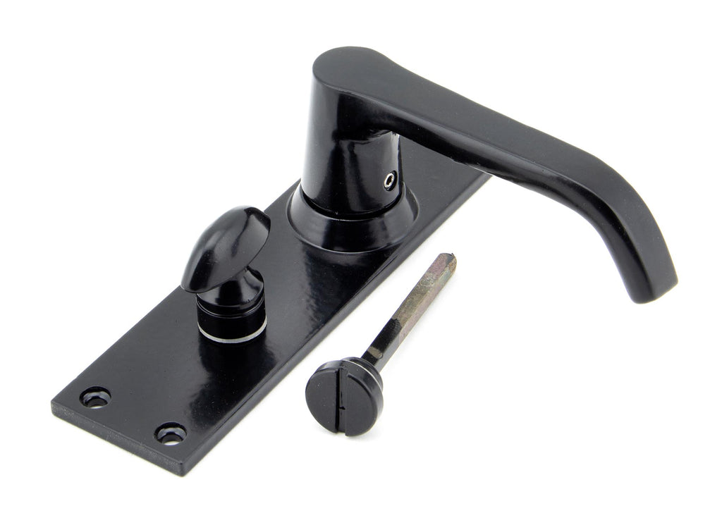 From The Anvil's Black Deluxe Lever Bathroom Set