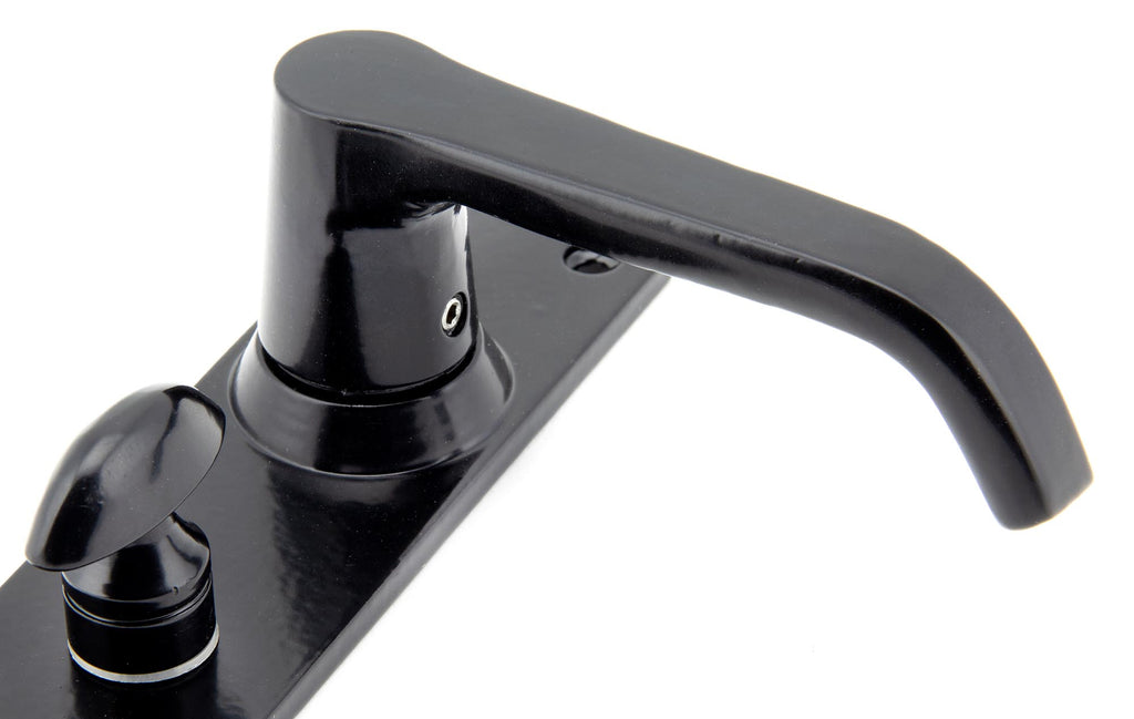 From The Anvil's Black Deluxe Lever Bathroom Set