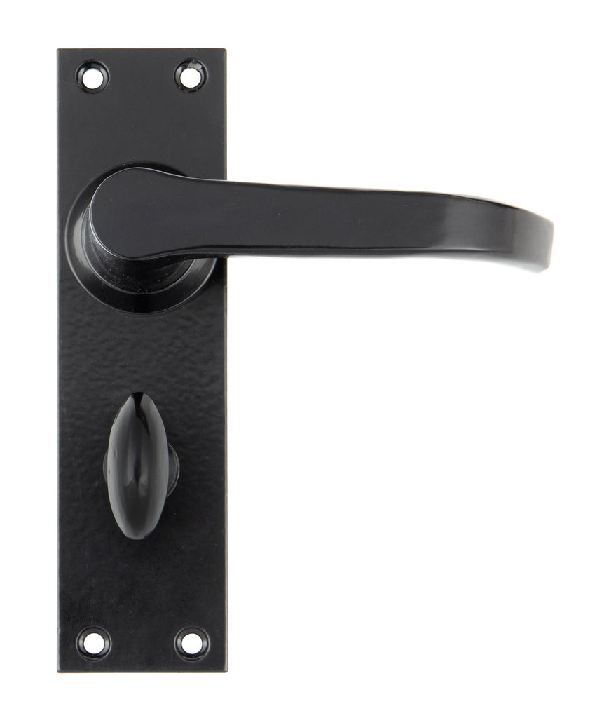 From The Anvil's Black Deluxe Lever Bathroom Set